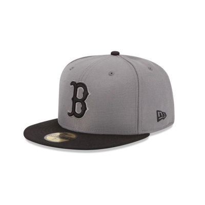 Boston Red Sox Gorra | New Era MLB Basic 59fifty Fitted Cap Mexico - Grises